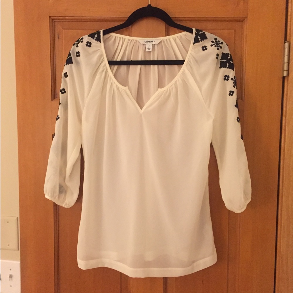 Ivory Old Navy Blouse